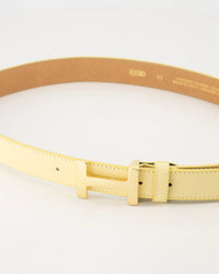 Hera Big riem  Butter Yellow T0715