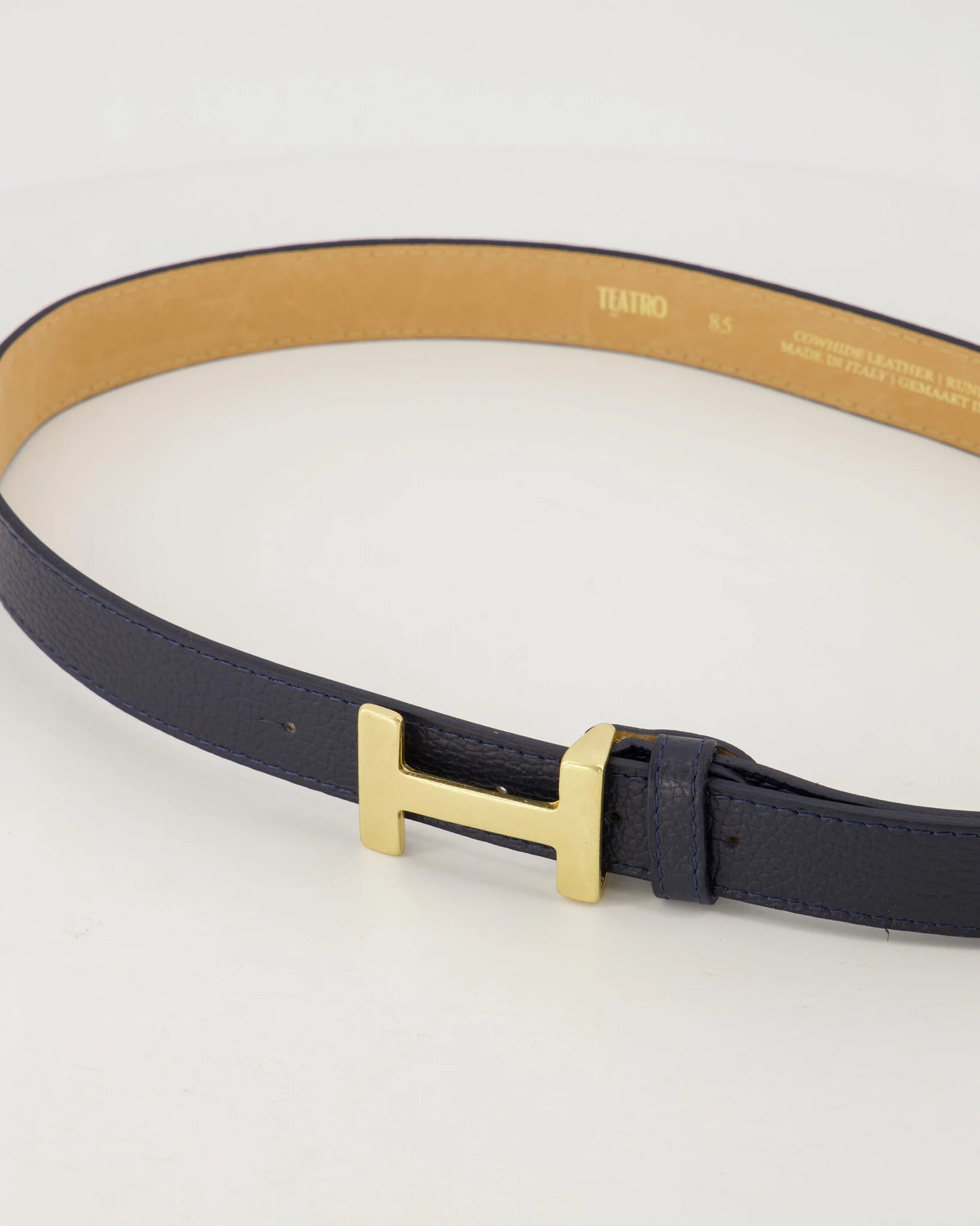 Hera Big riem  Donker Blauw D26