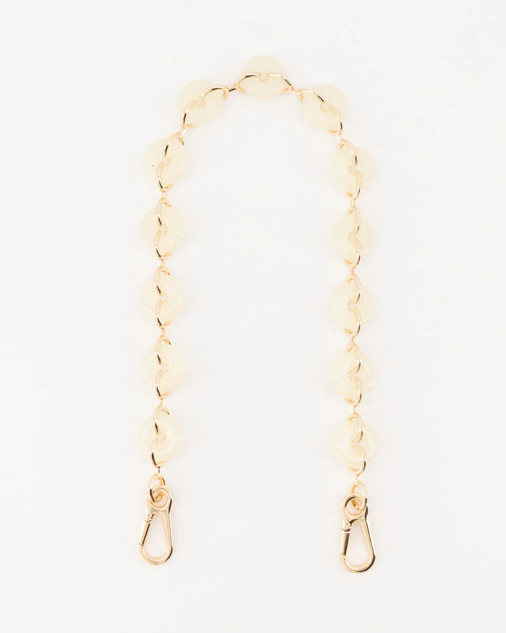 Lulu Large - - Hengsels - Ecru- 50 cm - Goudkleurig