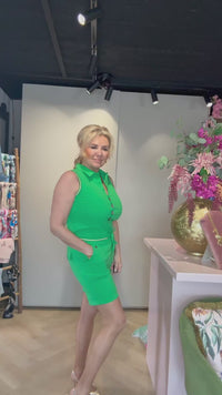 Short Triple Nine Travel Gouden Details Gucci Groen
