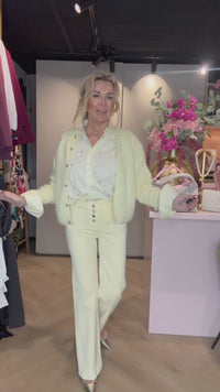 Broek Butter Yellow Buttons