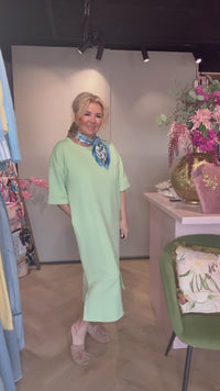 Jurk Sunny Comfydress Mintgroen
